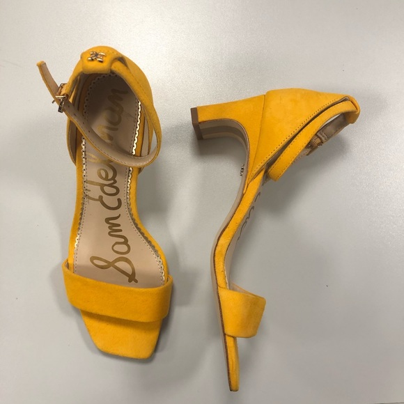 sam edelman yellow heels